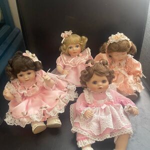 Marie Osmond Porcelain Doll Collection, 4 included